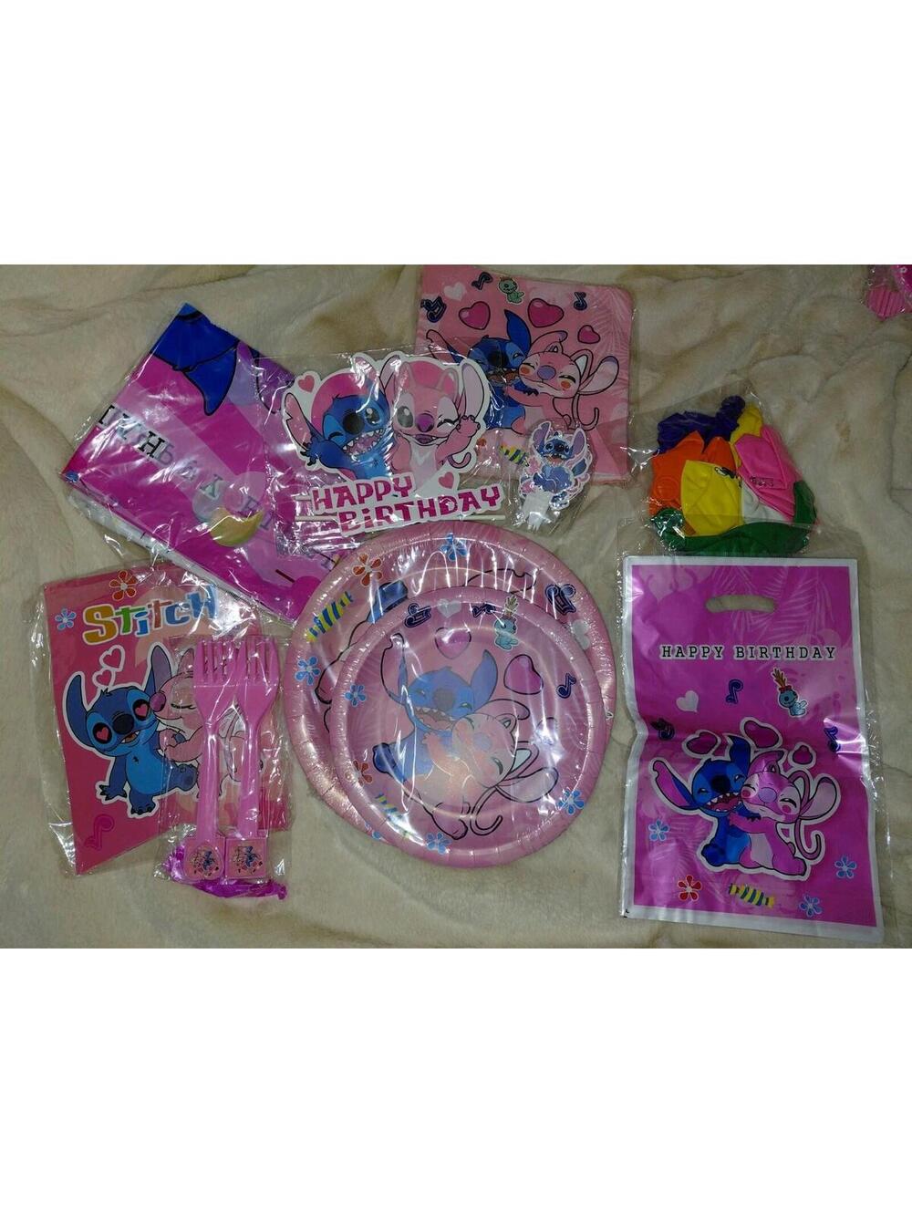 Stitch birthday party supply pack